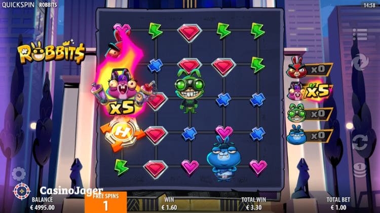 Robbits Free Spins