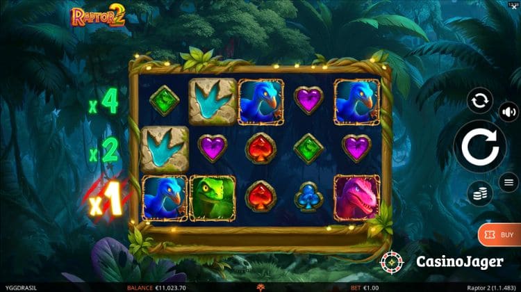 Yggdrasil Raptor 2 Gameplay