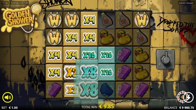 Nolimit City Golden Shower Gameplay