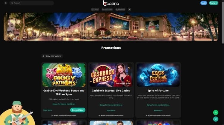 bCasino Promoties en Bonussen