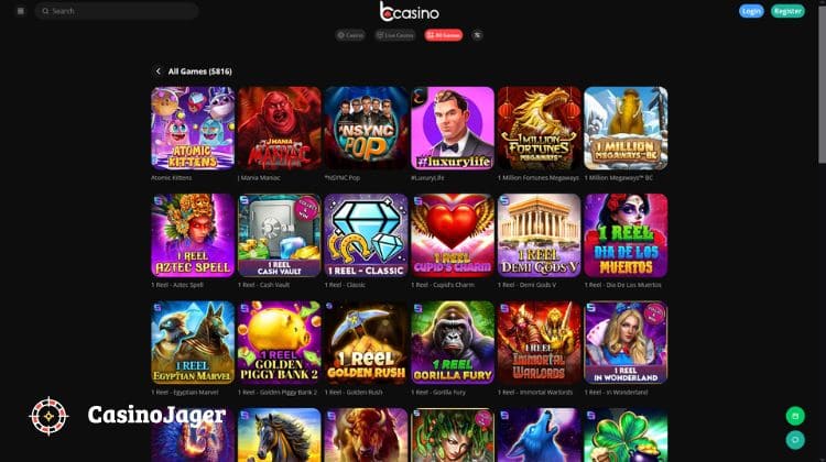 bCasino Spelaanbod