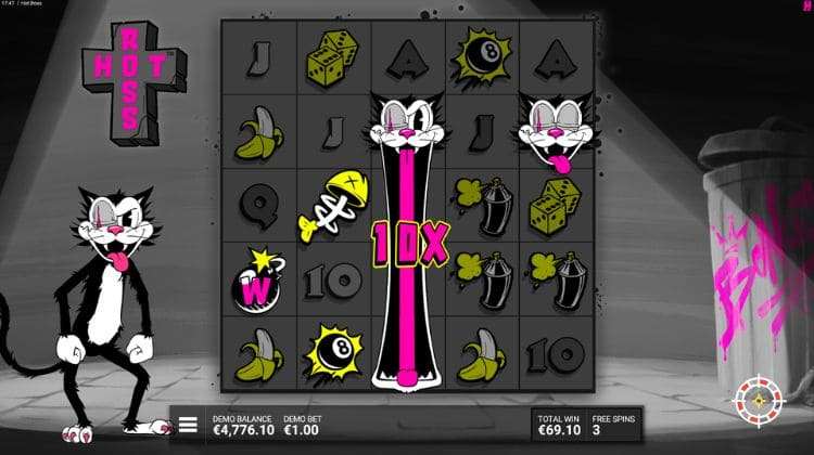 Hot Ross Cat Calls Free Spins Bonus