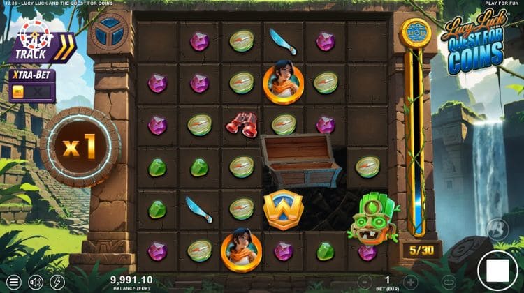 Lucy Luck and the Quest for Coins Treasure Chest