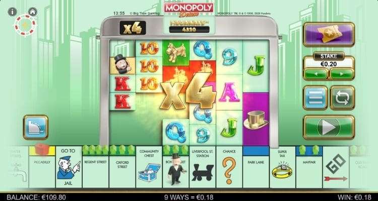 Monopoly Deluxe Megaways Multiplier