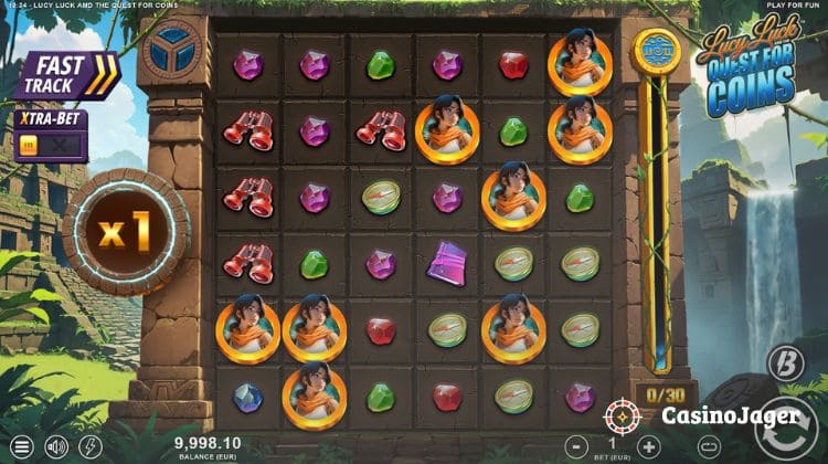 Slotmill Lucy Luck and the Quest for Coins Gameplay
