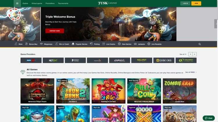 TuskCasino Betrouwbaar