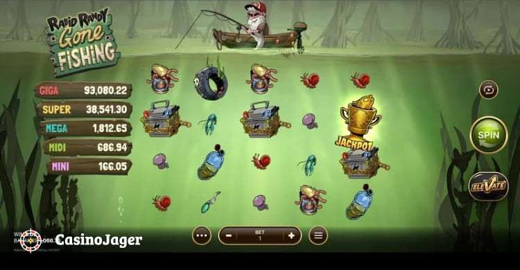 NetEnt Rabid Randy Gone Fishing Gameplay