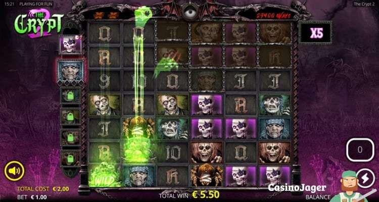 The Crypt 2 Entombed Spins Bonus