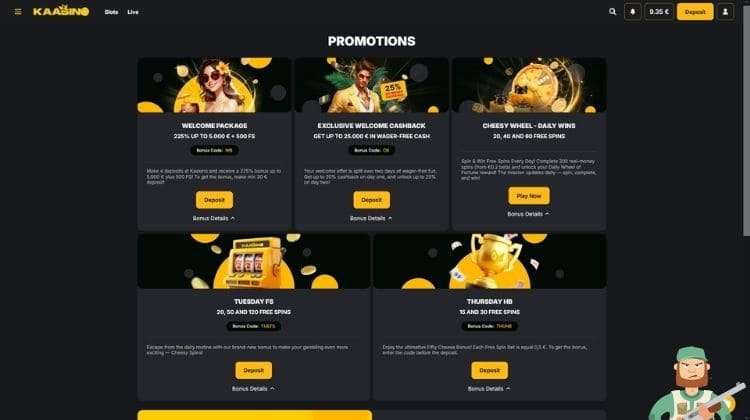 Kaasino Promoties en Bonussen