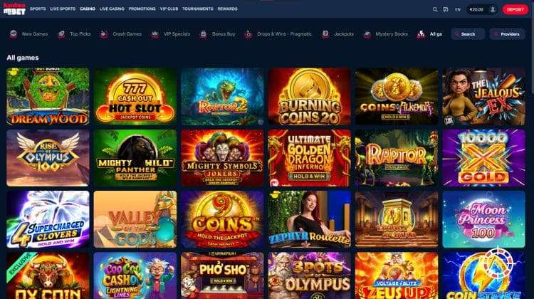 Kudosbet Casino Spelaanbod