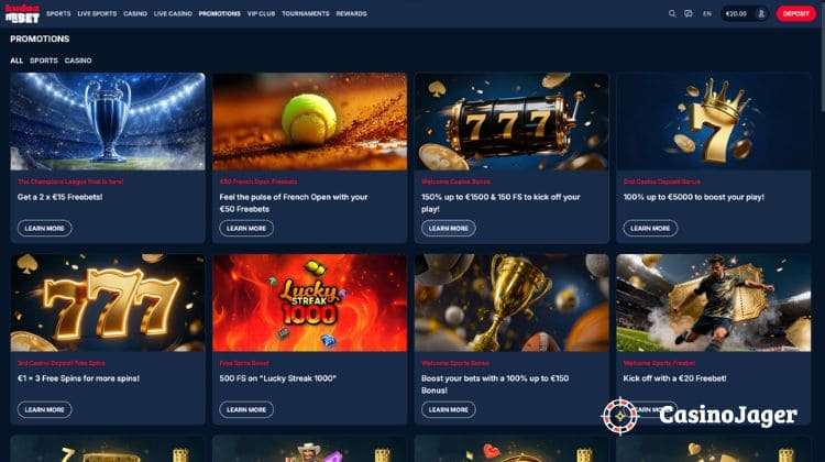 Kudosbet Promoties en Bonussen