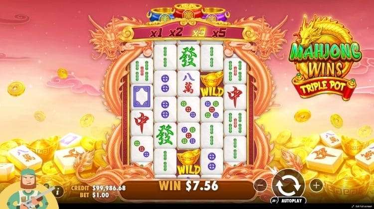 Mahjong Wins Triple Pot Tumble Multiplier