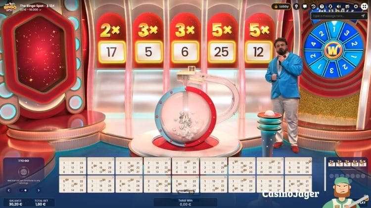 Pragmatic Play The Bingo Spot Gameplay