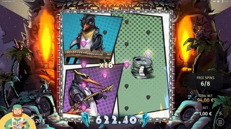Punk Penguin Mosh Pit Free Spins