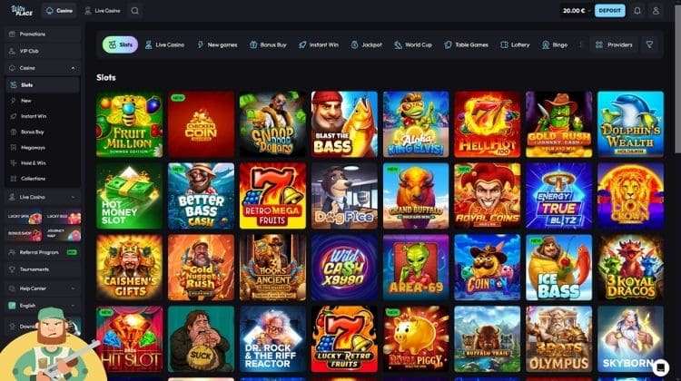 WinPlace Casino Spelaanbod