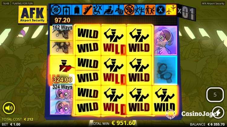 AFK Airport Security Business Class Free Spins