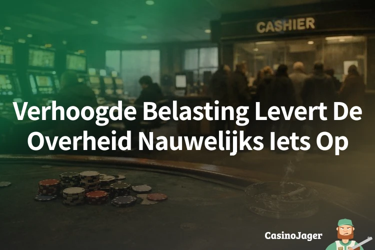 Hogere Gokbelasting Zet Markt Verder Onder Druk Zonder Resultaat
