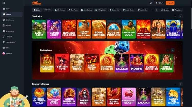 LuckLeopard Casino Spelaanbod