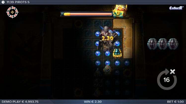 Pirots 5 Catacombes feature