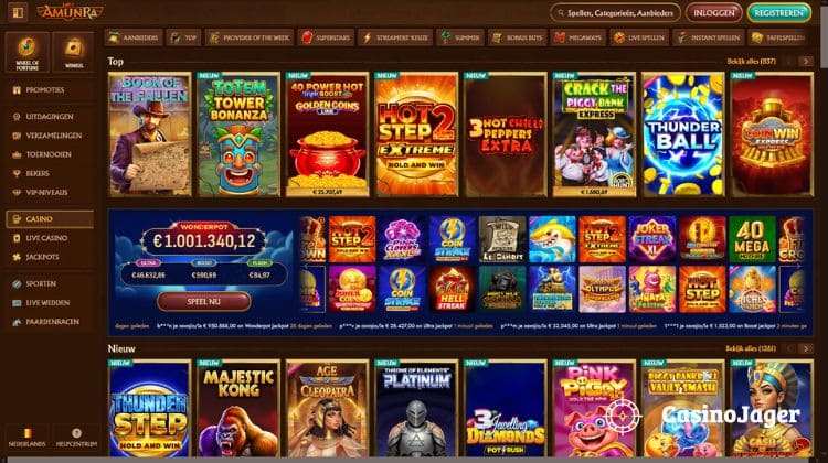 AmunRa Casino Spelaanbod