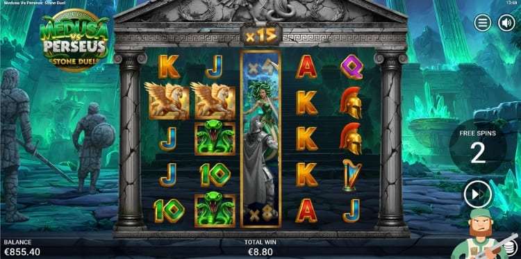 Medusa vs Perseus Stone Duel Free Spins