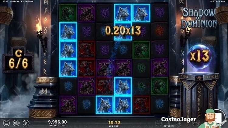 Shadow of Dominion Free Spins