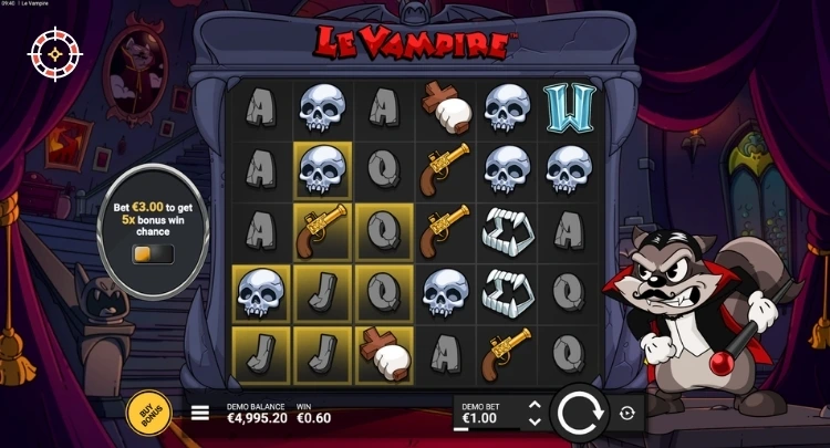 Hacksaw Gaming Le Vampire Gameplay