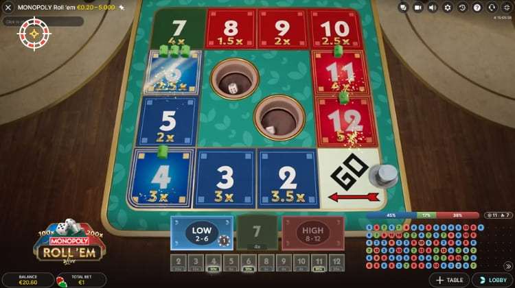 Monopoly Roll 'em Bouwfase