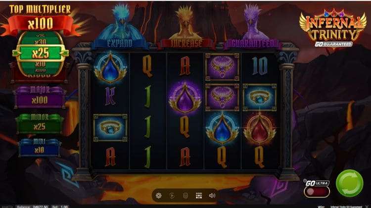Play'n GO Infernal Trinity GO Guaranteed Gameplay