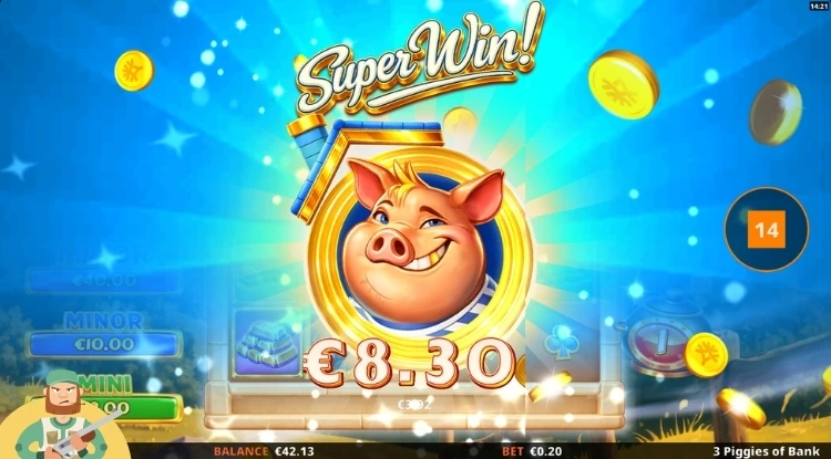 3 Piggies of Bank Free Spins Big Win