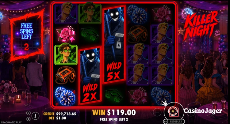 Killer Night Free Spins Bonus